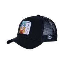 Boné De Malha Hip-Hop Masculino Ajustável Com Bordado Dragon Ball Buu Goku, Viseira De Sol Para
