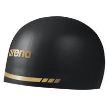 Boné de natação ARENA 3D Soft Silicone Preto/Dourado XL