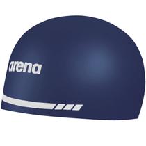 Boné de natação ARENA 3D Soft USA Silicone Azul Marinho Grande