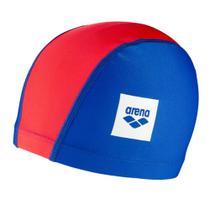 Boné de natação Arena Unix II Junior Unissex 6-12 anos azul/vermelho