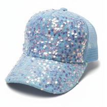 Boné de Paetê Baseball Feminino C:Preto Boné de Paetê Baseball Feminino C:Preto