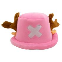 Boné de pelúcia Doll Chopper Hat rosa para crianças unissex