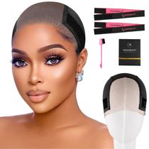 Boné de peruca Isshin Beauty transparente de renda suíça 4x5
