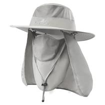 Boné de Pesca KOOLSOLY com Proteção Solar UPF 50+ e Aba para Pescoço Cinza Boné de Pesca KOOLSOLY com Proteção Solar UPF 50+ e Aba para Pescoço Cinza