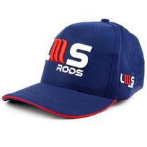 Boné De Pesca Lumis Lms Rods Ajustável Proteção Uv Aba Curva