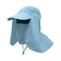 Boné de Pesca Unissex com Proteção UV - Secagem Rápida e Aba Removível para Pescoço