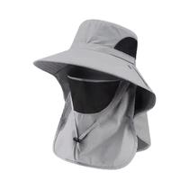 Boné De Pesca Unissex De Verão Com Proteção UV, Respirável, Impermeável, Protetor Solar Para