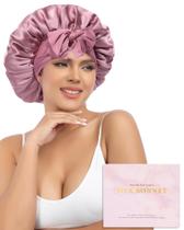 Boné de seda AWAYTR para mulheres que dormem, 100% seda amora