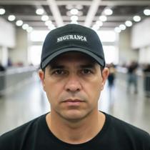 Boné De Segurança Bordado Cosplay Festas Eventos Tamanho:ÚnicoCor:Preto Boné De Segurança Bordado Cosplay Festas Eventos Tamanho:ÚnicoCor:Preto