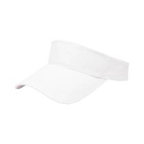 Boné De Sol Feminino Branco De Verão Com Viseira Aberta Para Esportes Ao Ar Livre, Praia, Tênis E