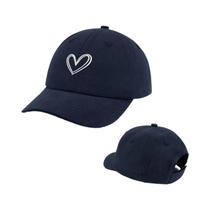 Boné De Sol Infantil Ajustável Em Formato De Coração Com Desenho Animado Fofo Para Meninos E Meninas