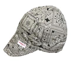 Boné de soldagem Comeaux Caps Reversível Cinza Bandana Tamanho 7 Boné de soldagem Comeaux Caps Reversível Cinza Bandana Tamanho 7