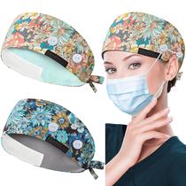 Boné de trabalho ABAMERICA com botão e faixa de suor de algodão Boné de trabalho ABAMERICA com botão e faixa de suor de algodão