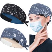 Boné de trabalho ABAMERICA com botão e faixa de suor, tamanho único Boné de trabalho ABAMERICA com botão e faixa de suor, tamanho único