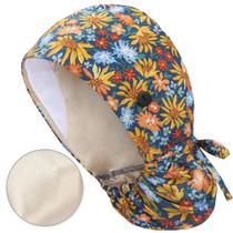 Boné de trabalho IRIS CRAFT ajustável com botão forrado de cetim