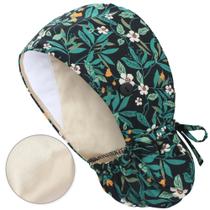 Boné de trabalho IRIS CRAFT ajustável com botão forrado de cetim