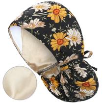 Boné de trabalho IRIS CRAFT ajustável com botão forrado de cetim