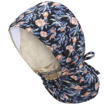 Boné de trabalho IRIS CRAFT ajustável de algodão forrado de cetim unissex