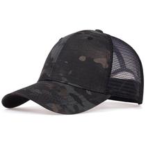 Boné De Verão Ajustável Em Malha Camuflada Para Homens E Mulheres, Boné Tático Trucker De Beisebol Boné De Verão Ajustável Em Malha Camuflada Para Homens E Mulheres, Boné Tático Trucker De Beisebol