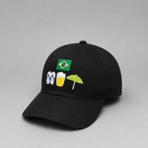 Boné dead head fitão aba curva modelo praia Boné dead head fitão aba curva modelo praia
