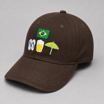Boné dead head fitão aba curva modelo praia
