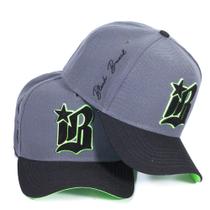 Boné Detalhe Verde Neon Original Black Brazil Aba Curva Boné Detalhe Verde Neon Original Black Brazil Aba Curva