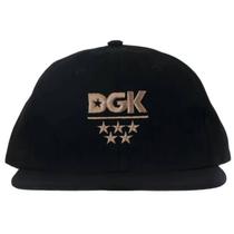 Boné DGK All Star Unstructured Snapback Preto Boné DGK All Star Unstructured Snapback Preto