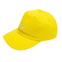 Boné Diamond Aba Curva Micro Brilliant Dad Hat Amarelo Boné Diamond Aba Curva Micro Brilliant Dad Hat Amarelo