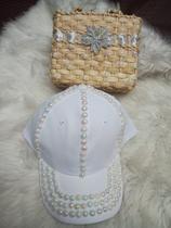 boné e bolsa moda praia verao