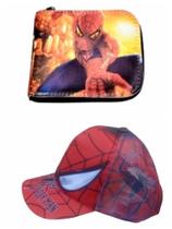 Bone e carteira e oculos infantil do homem aranha ,kit tres em para seu filho Bone e carteira e oculos infantil do homem aranha ,kit tres em para seu filho