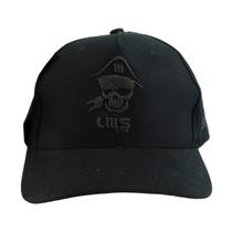 Boné Emblema Emborrachado Preto - Lms Rods