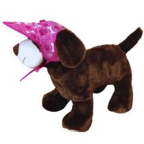 Boné Estampado Nica para Cães e Gatos com Fecho de Laço