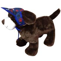 Boné Estampado Nica para Cães e Gatos com Fecho de Laço