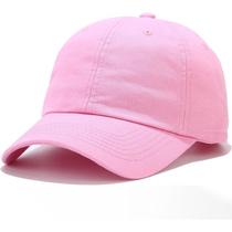 Boné Estilo Baseball Aba Curva Ajuste De Metal Liso