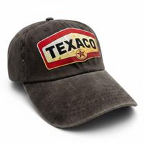 Bone Estilo TEXACO Retro Vintage Desbotado Baseball - Marrom Bone Estilo TEXACO Retro Vintage Desbotado Baseball - Marrom