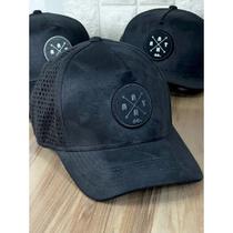 Boné Estiloso Anth Co Camurça Perfurado A Laser Fitão Lindo