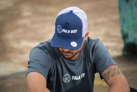 Boné Fala Boy Truker Azul