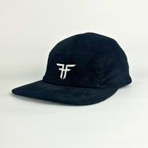 Boné Fallen Five Panel Veludo Preto