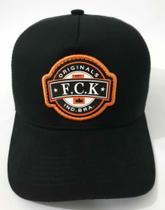 Boné Favela Chik Preto com Laranja Boné Favela Chik Preto com Laranja