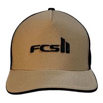 Boné FCS 2 Trucker Bege Aba Curva Snapback Ajustável Marrom Cor:MarromTamanho:Único Boné FCS 2 Trucker Bege Aba Curva Snapback Ajustável Marrom Cor:MarromTamanho:Único