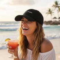 Boné Feliz No Simples Aba Curva 3 Cores Unissex