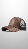 Boné Feminino Brilho Glitter Rabo de Cavalo