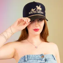 Boné Feminino Bruta Memo Country Estiloso Boné Feminino Bruta Memo Country Estiloso