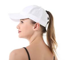 Boné Feminino Com Saída Para Cabelo Rabo de Cavalo Boné Feminino Com Saída Para Cabelo Rabo de Cavalo