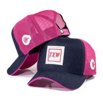 Boné Feminino e Masculino Trucker Telinha TXW Varias Cores Envio Imediato