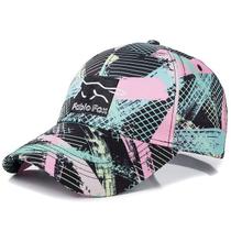 Boné Feminino Geométrico Tintura De Algodão Casual ELASHOPP