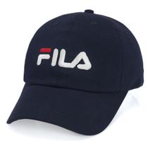 Boné Fila Letter Aba Curva Strapback Marinho