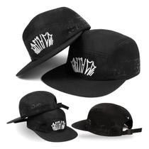Boné Five 5 Panel - Letreiro: Streetwear Anth Co Aba Reta Fitao Ajustável Leve Máximo Conforto Boné Five 5 Panel - Letreiro: Streetwear Anth Co Aba Reta Fitao Ajustável Leve Máximo Conforto
