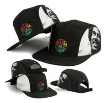Boné Five 5 Panel Original Anth Co - Bob Marley: One Love Aba Reta Leve Máximo Conforto e Qualidade Boné Five 5 Panel Original Anth Co - Bob Marley: One Love Aba Reta Leve Máximo Conforto e Qualidade