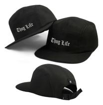 Boné Five 5 Panel - Thug Life: Streetwear Anth Co Aba Reta Ousado Maximo Conforto Leve e Ousado Boné Five 5 Panel - Thug Life: Streetwear Anth Co Aba Reta Ousado Maximo Conforto Leve e Ousado